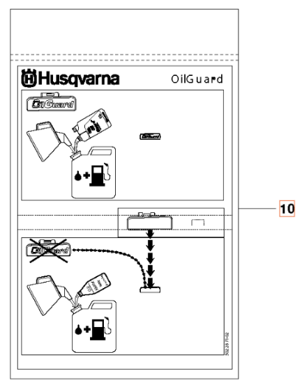 KIT, SWITCH OFF SATS, OIL GUAR i gruppen  hos Gräsklipparbutiken (5022870-03)