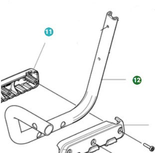 Frame Assy Right Bumper i gruppen  hos Gräsklipparbutiken (5310169-01)