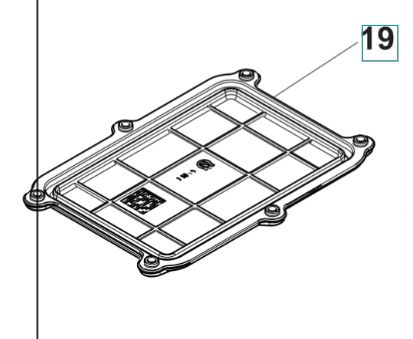 COVER BATTERY - INCLUDING SEAL i gruppen  hos Gräsklipparbutiken (5367779-01)