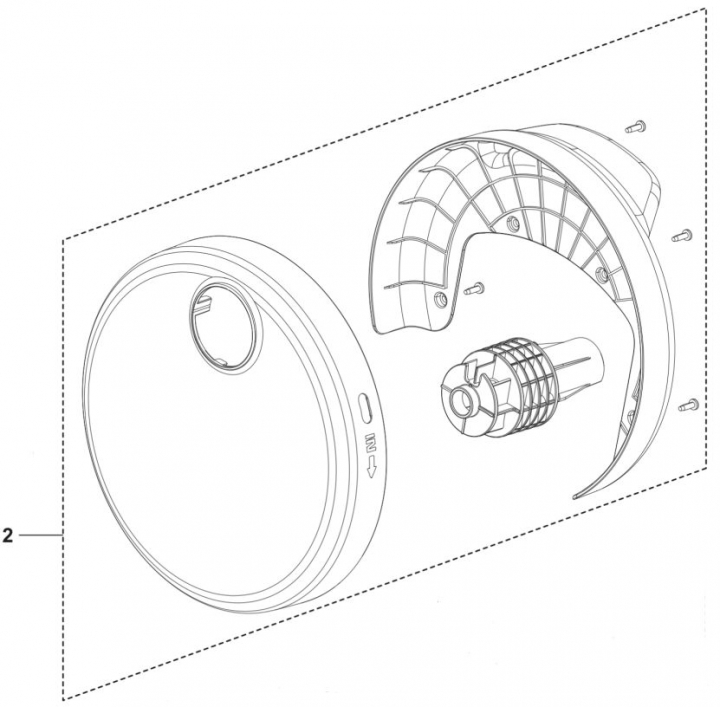 Cover Hose Reel Covers And Axl i gruppen  hos Gräsklipparbutiken (5460926-01)