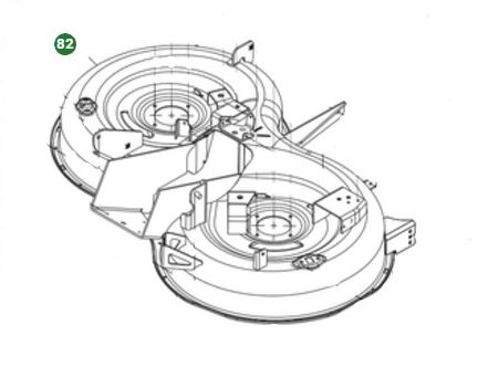 Klippaggregatsats Tc 112 Versio i gruppen Reservdelar Gräsklippare / Reservdelar Husqvarna Trädgårdstraktorer / Reservdelar Husqvarna TC 112 hos Gräsklipparbutiken (5473167-03)