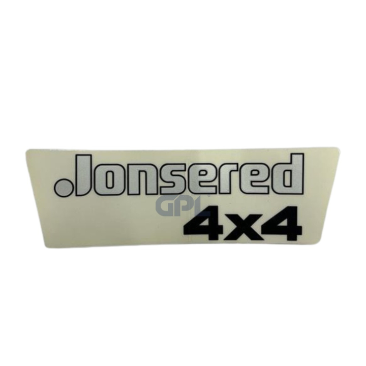 Dekal Jonsered 4x4 i gruppen Reservdelar Gräsklippare / Reservdelar Jonsered Åkgräsklippare / Reservdelar Jonsered FR 2216 MA 4x4 hos Gräsklipparbutiken (5742105-02)