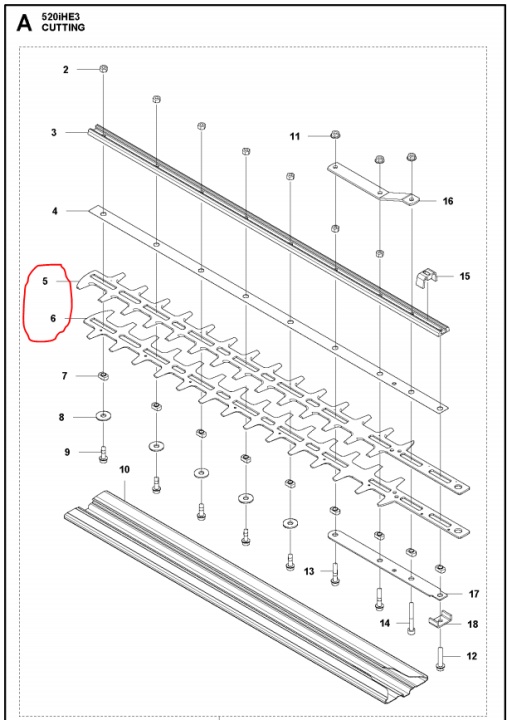 Klippdäck, Blad, 55 i gruppen  hos Gräsklipparbutiken (5821926-01)