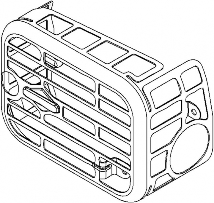 Ljuddämparskydd i gruppen Reservdelar Gräsklippare / Reservdelar Briggs & Stratton hos Gräsklipparbutiken (594109)