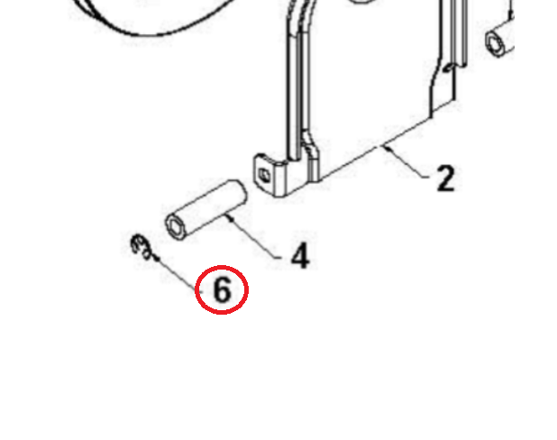 Retainer Ring E-Ring i gruppen  hos Gräsklipparbutiken (5958411-01)