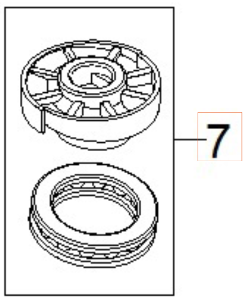 Disc Wobble Disc 8,1 Deg i gruppen  hos Gräsklipparbutiken (5976470-01)