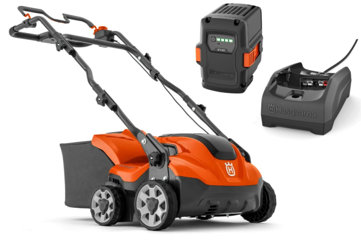 Husqvarna Vertikalskärare S138i med batteri & laddare i gruppen Skog och Trädgårdsprodukter / Husqvarna Batteridrivna Trädgårdsmaskiner / Batteri verikalskärare hos Gräsklipparbutiken (9679222-03)